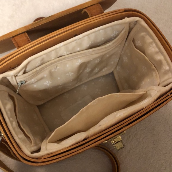 Vintage handmade Longaberger basket crossbody purse with all original inserts - Picture 2 of 16